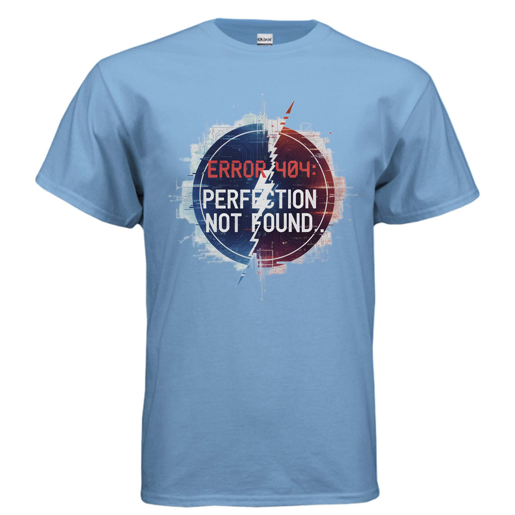 OBSIDIAN CODE brings the Error 404 tee, a funny developer shirt perfect for programmers, coders, and lovers of clever tech humor.