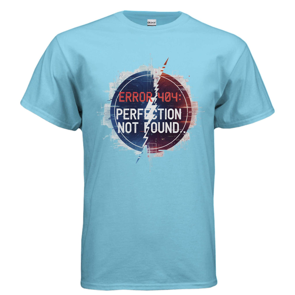 OBSIDIAN CODE brings the Error 404 tee, a funny developer shirt perfect for programmers, coders, and lovers of clever tech humor.