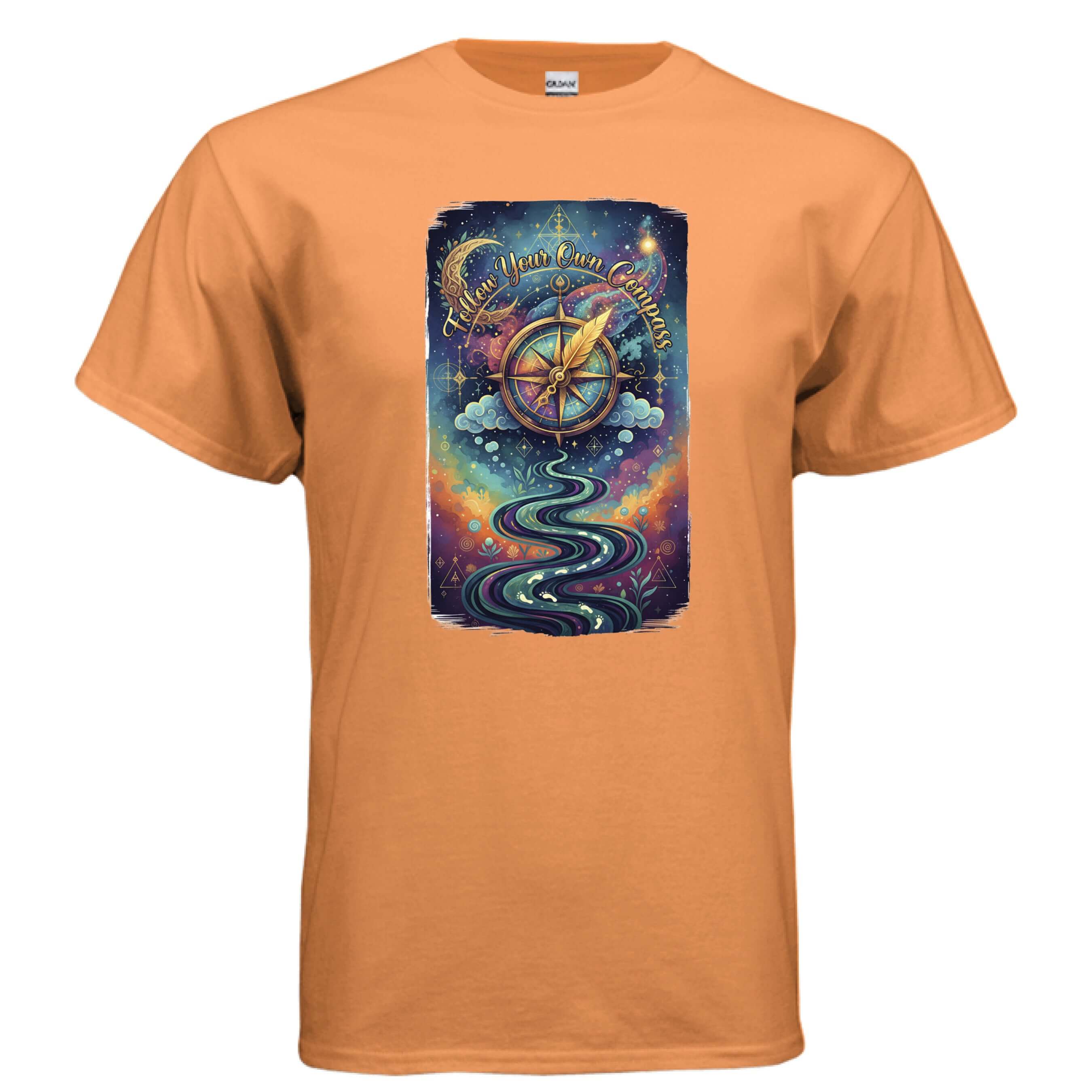OBSIDIAN CODE presents an inspiring Follow Your Compass tee for adventurers who love motivation, comfort, and everyday exploration.