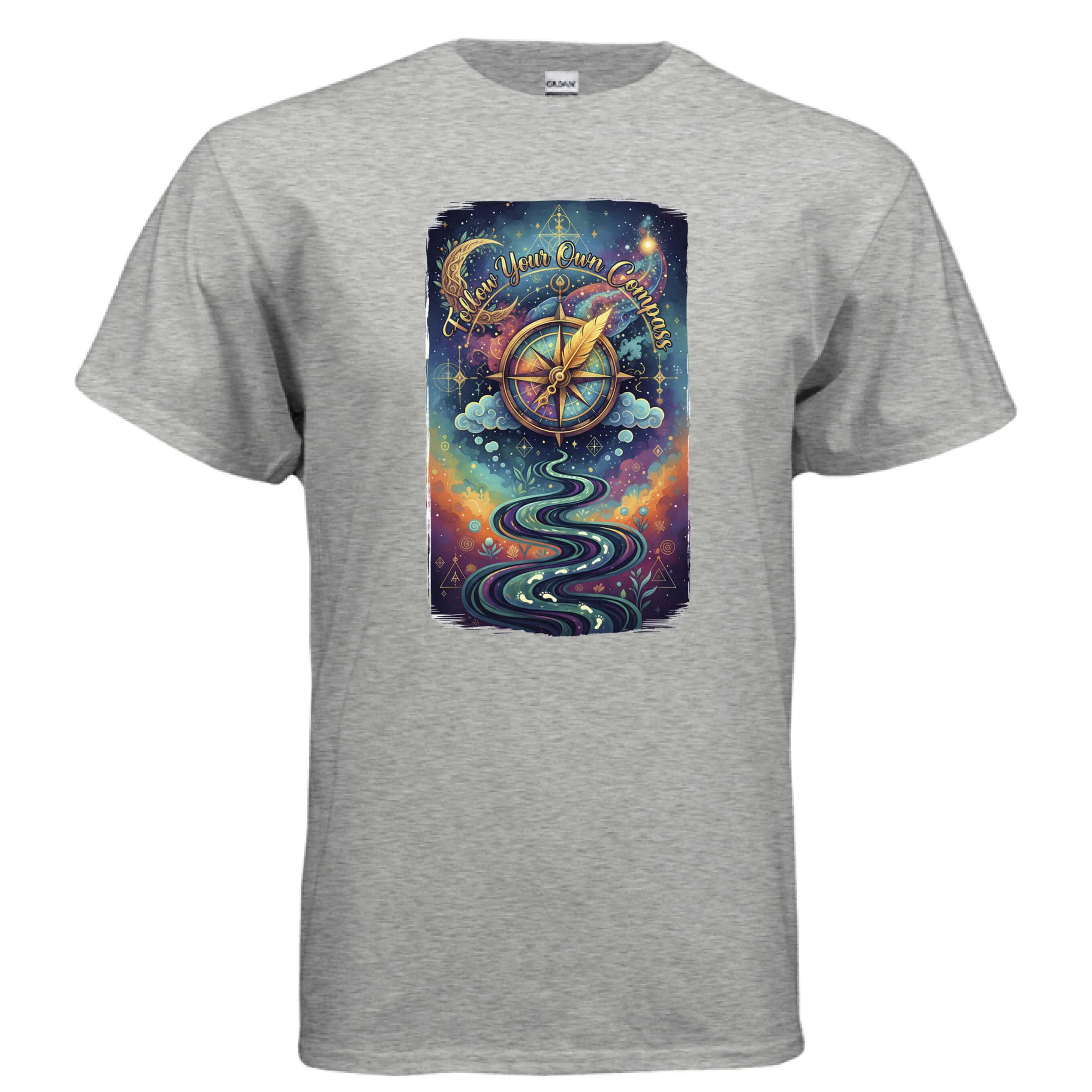 OBSIDIAN CODE presents an inspiring Follow Your Compass tee for adventurers who love motivation, comfort, and everyday exploration.
