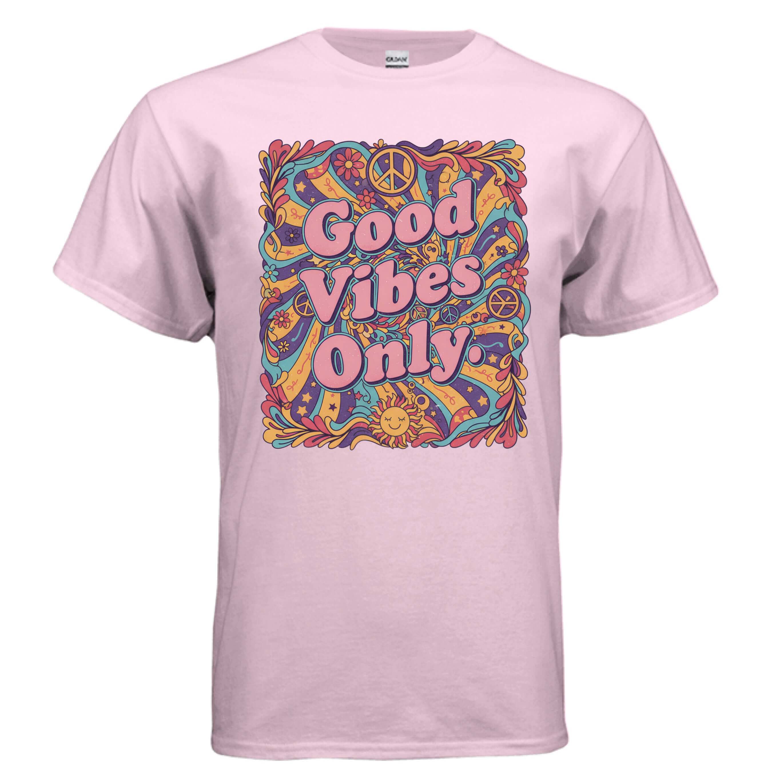 OBSIDIAN CODE brings a Good Vibes Only tee filled with positivity, uplifting style, and bright everyday comfort.