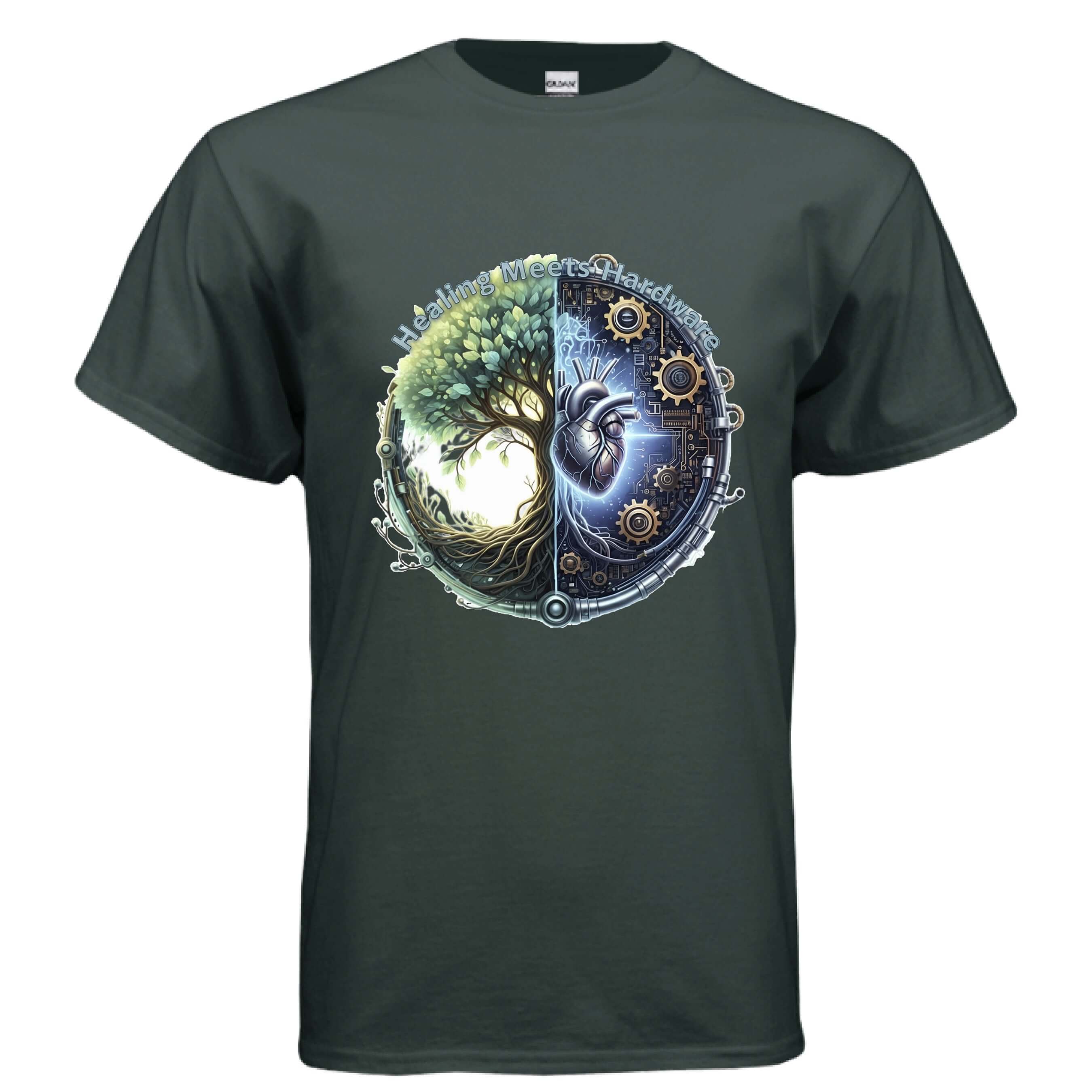 OBSIDIAN CODE releases a Healing Meets Hardware tee built for healthcare innovators who admire the blend of medicine and modern tech.
