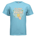 OBSIDIAN CODE offers the Hit Pause self-care tee, a calming reminder to rest, recharge, and embrace mindful wellness every day.