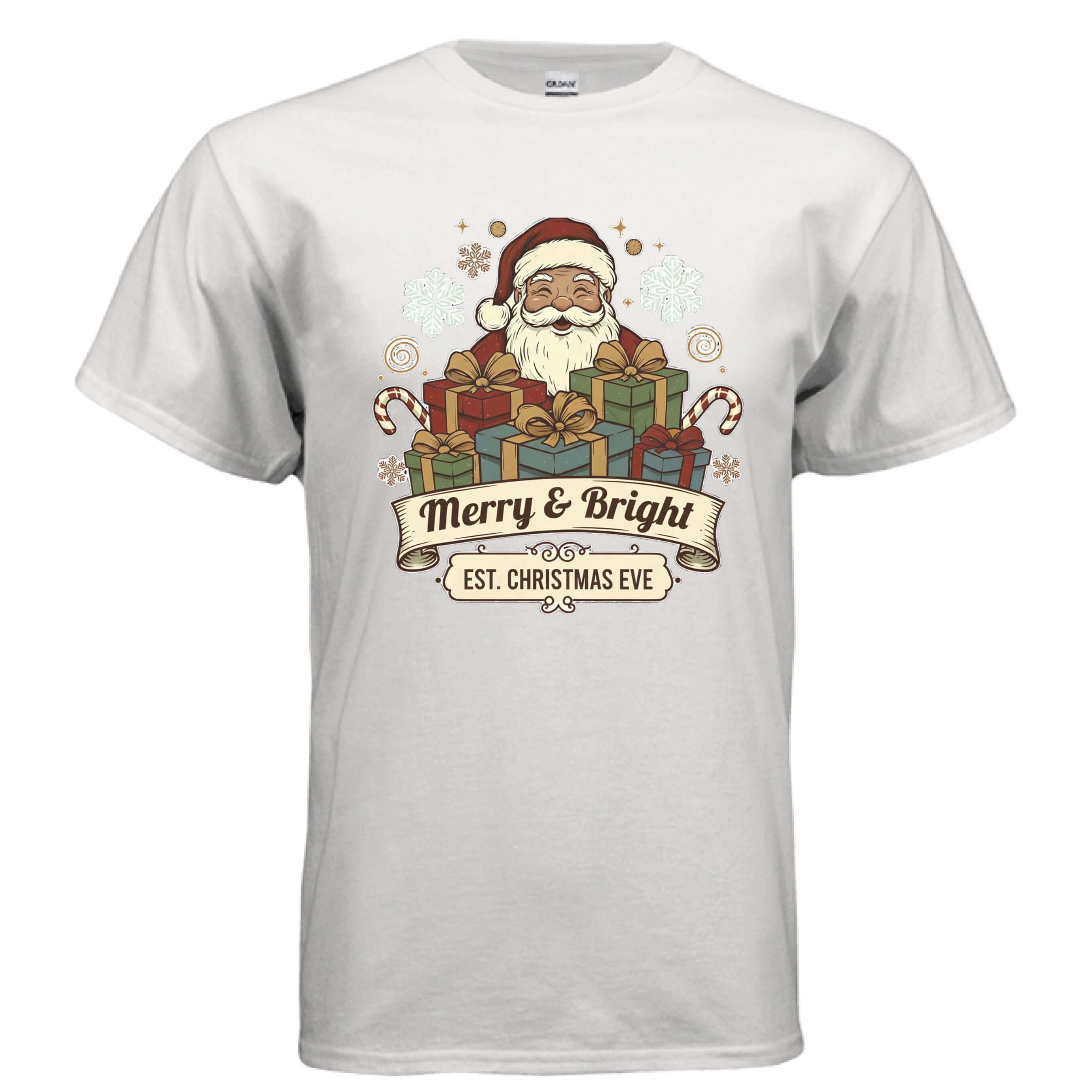 OBSIDIAN CODE offers a Merry and Bright tee with classic Christmas cheer, festive comfort, and joyful seasonal style.