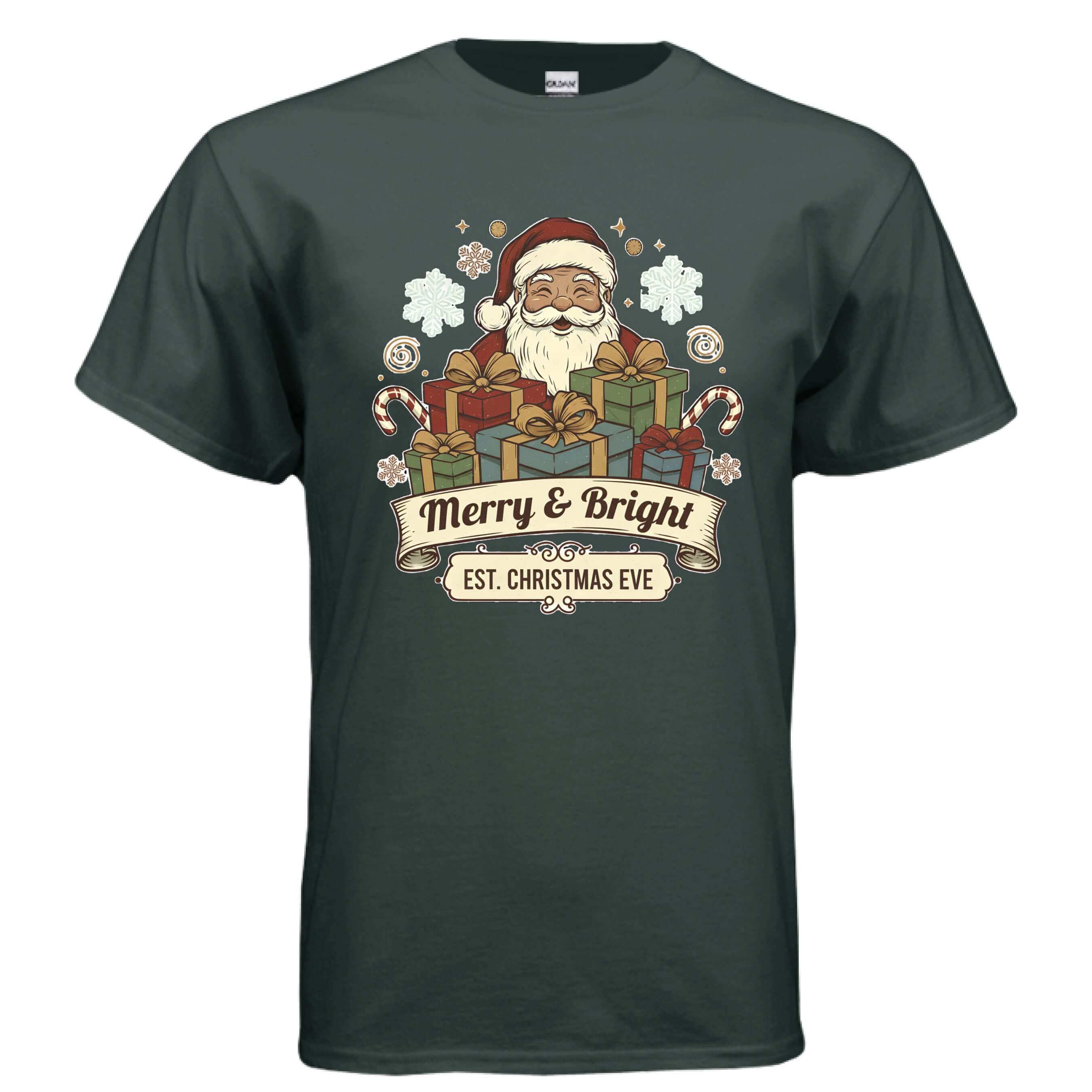 OBSIDIAN CODE offers a Merry and Bright tee with classic Christmas cheer, festive comfort, and joyful seasonal style.