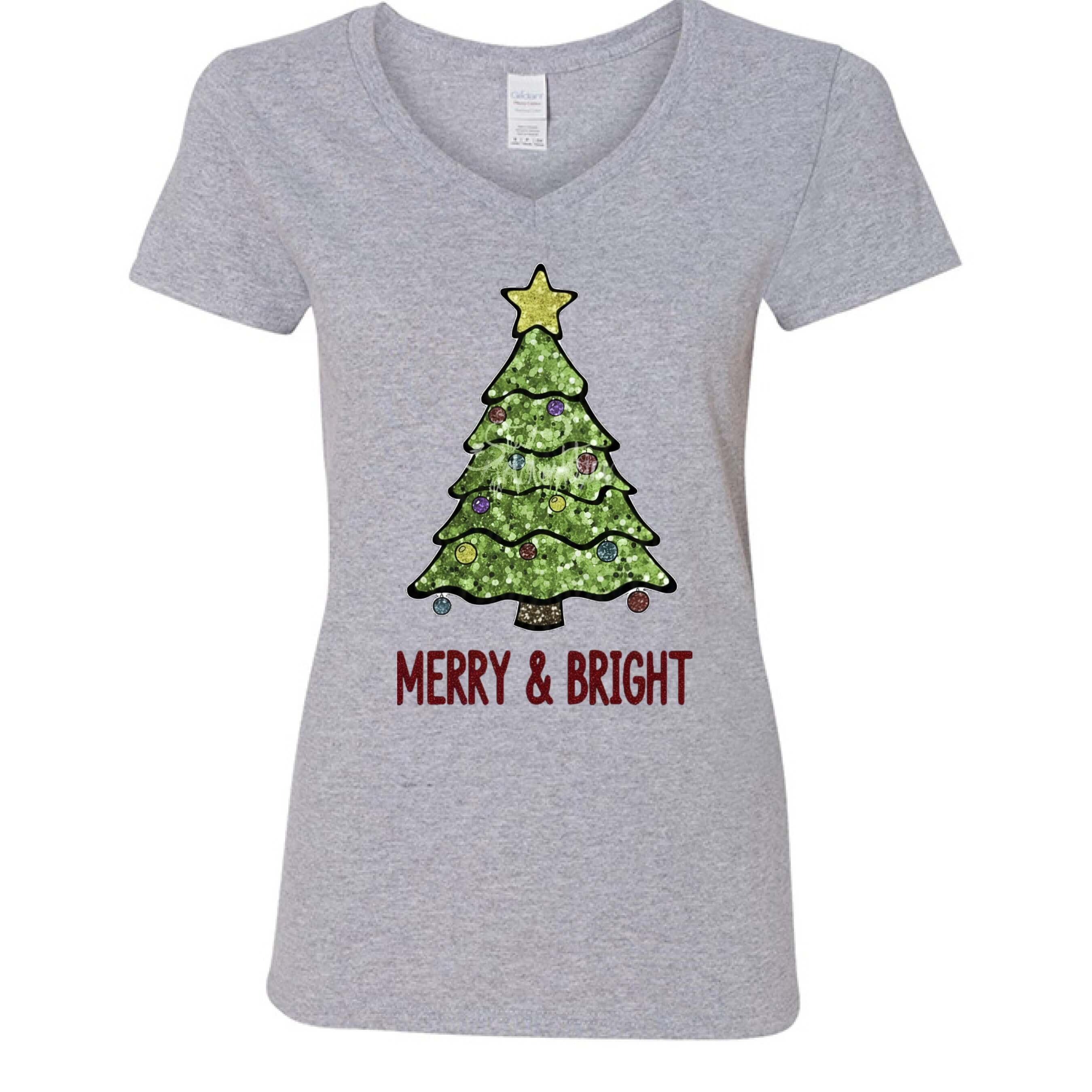 OBSIDIAN CODE delivers a festive Merry & Bright V-Neck tee designed for comfort, holiday cheer, and stylish seasonal wear.