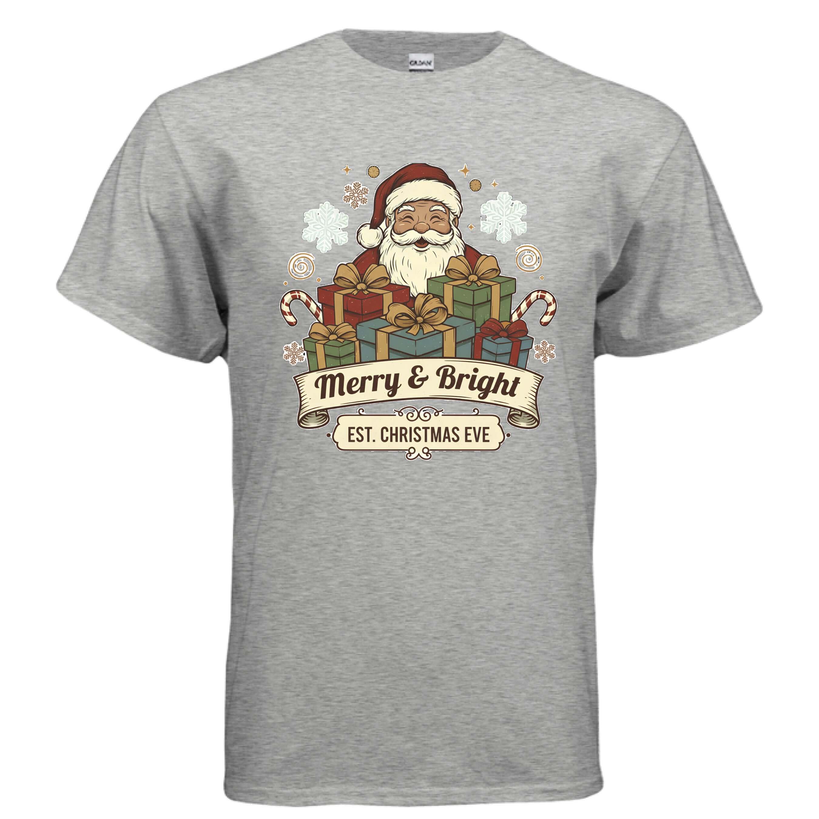 OBSIDIAN CODE offers a Merry and Bright tee with classic Christmas cheer, festive comfort, and joyful seasonal style.
