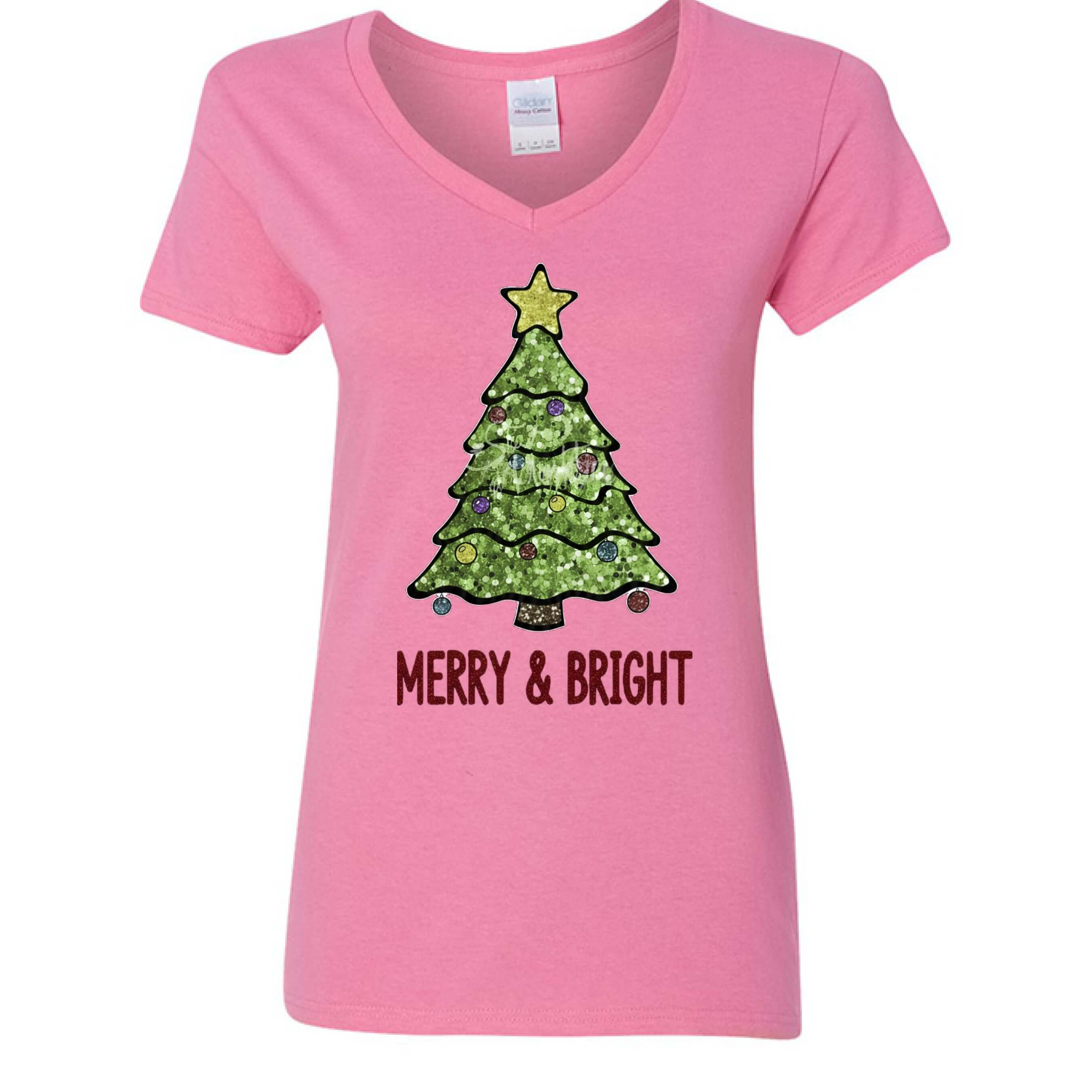 OBSIDIAN CODE delivers a festive Merry & Bright V-Neck tee designed for comfort, holiday cheer, and stylish seasonal wear.