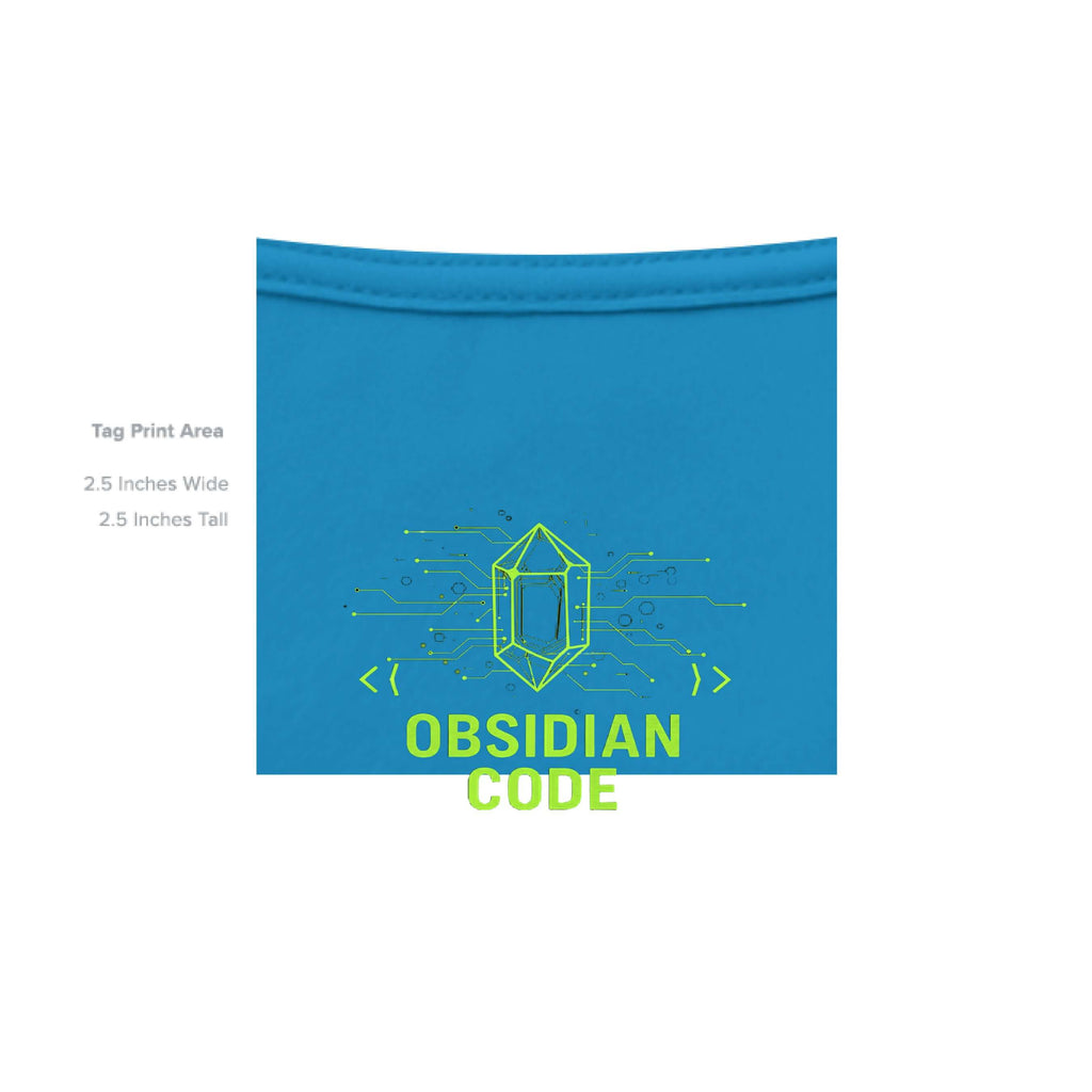 OBSIDIAN CODE delivers a modern Next Evolution tee designed to inspire innovation, technology, and a confident growth mindset.
