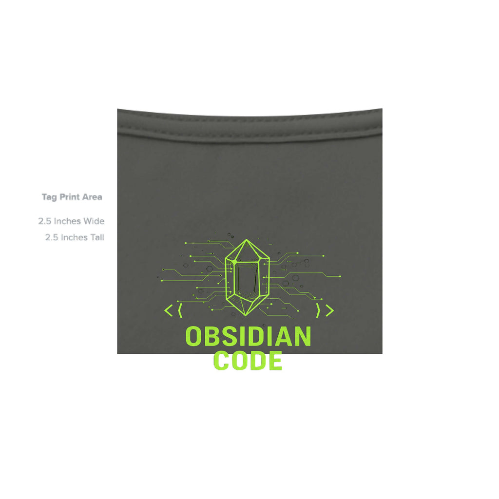 OBSIDIAN CODE delivers a modern Next Evolution tee designed to inspire innovation, technology, and a confident growth mindset.