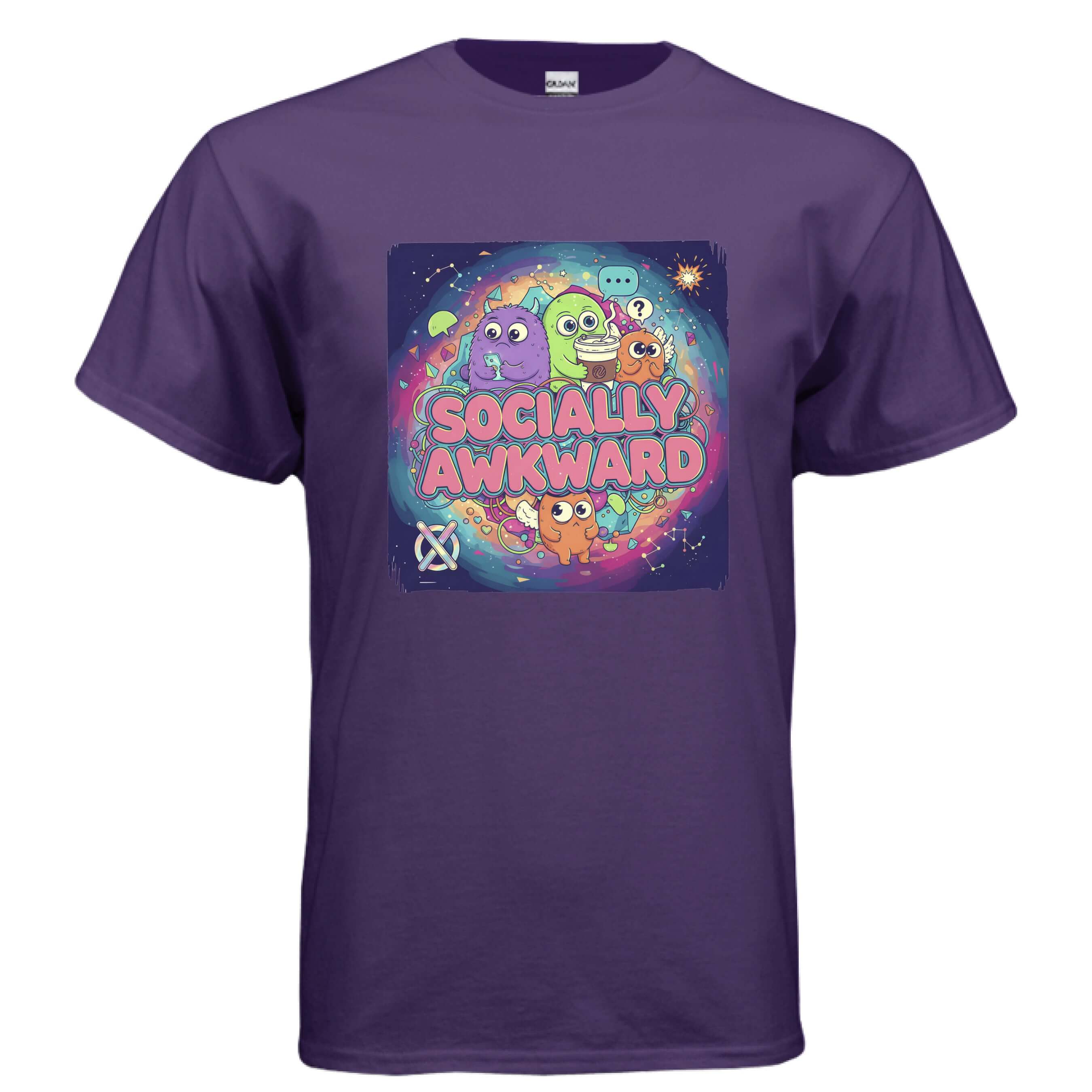 OBSIDIAN CODE delivers a Socially Awkward tee perfect for introverts who love humor, comfort, and expressive everyday style.