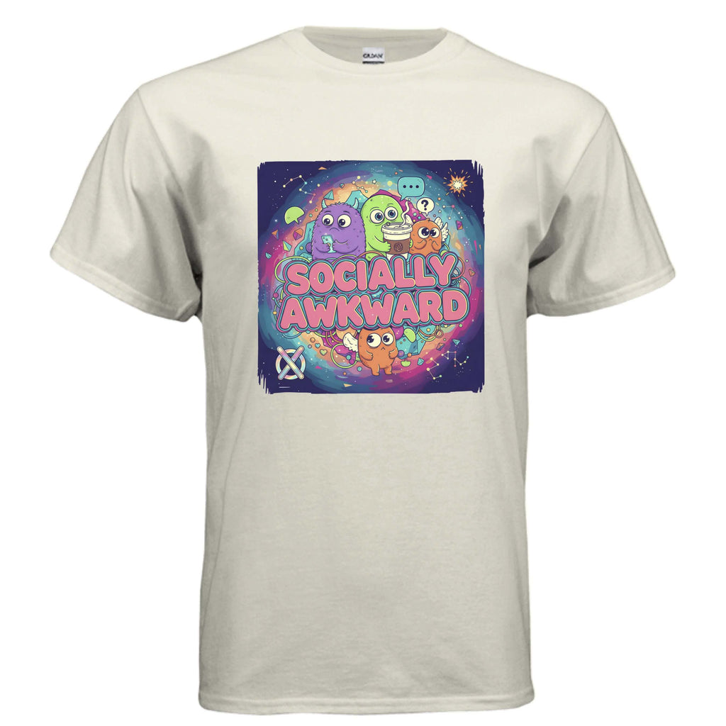 OBSIDIAN CODE delivers a Socially Awkward tee perfect for introverts who love humor, comfort, and expressive everyday style.