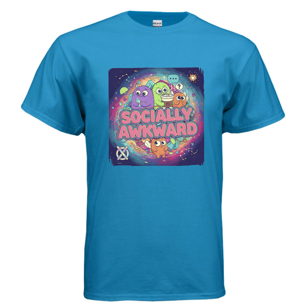 OBSIDIAN CODE delivers a Socially Awkward tee perfect for introverts who love humor, comfort, and expressive everyday style.