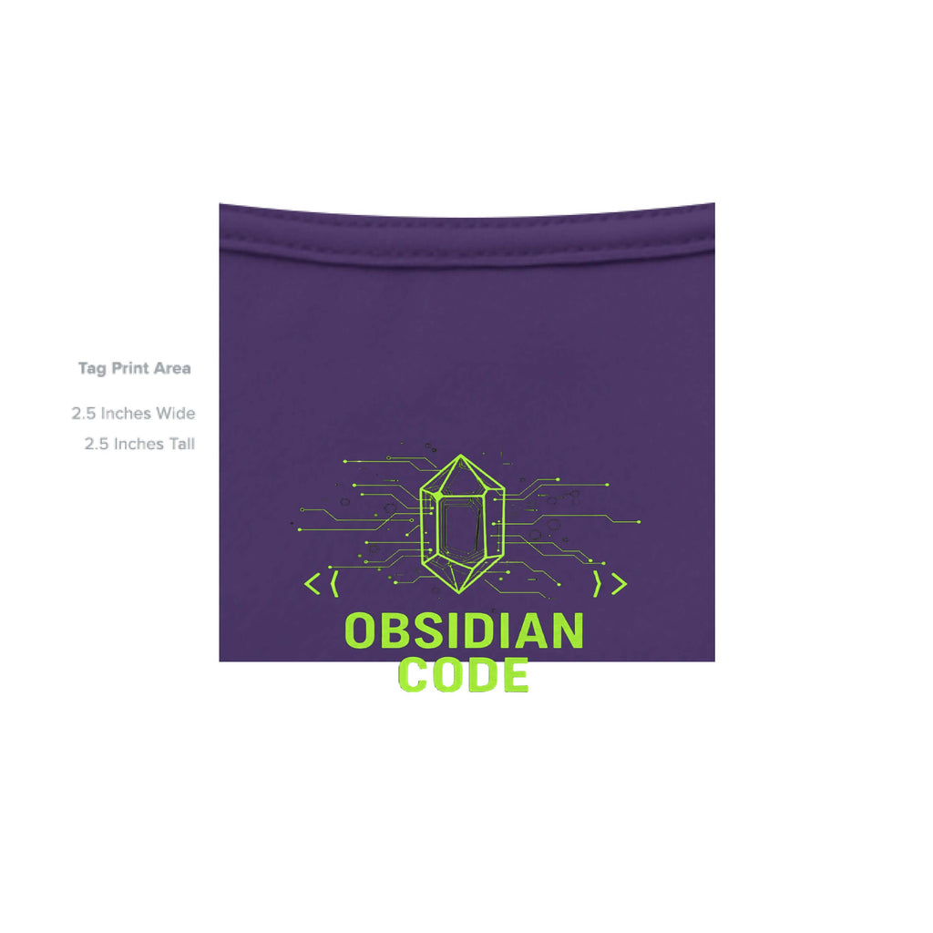 Obsidian Code Reboot Your Thoughts Tee featuring a graphic of a brain and vibrant colors on a beige shirt.