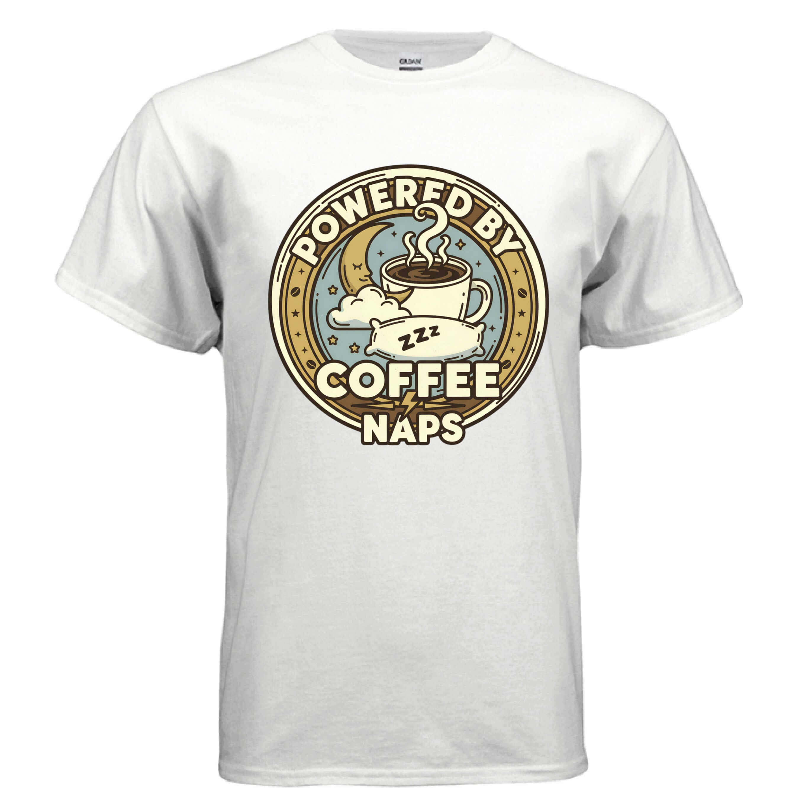 OBSIDIAN CODE brings you the Powered By Coffee tee, a fun and stylish shirt perfect for caffeine lovers and everyday comfort.